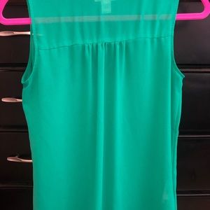 LOFT Tops - LOFT Emerald Green Dress Tank LOFT Tops - LOFT Emerald Green Dress Tank